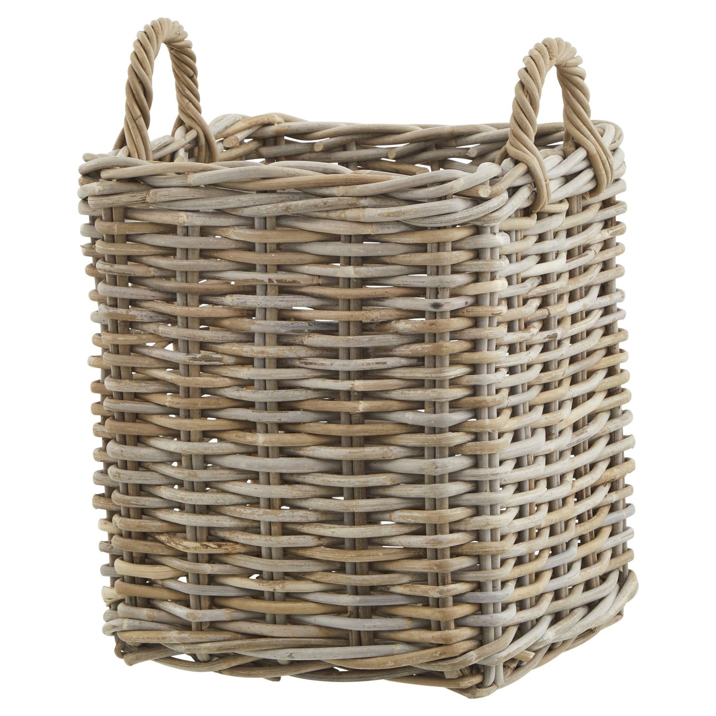 Set of 3 Kubu Rattan Square Storage Baskets - Seasons Home Interiors
