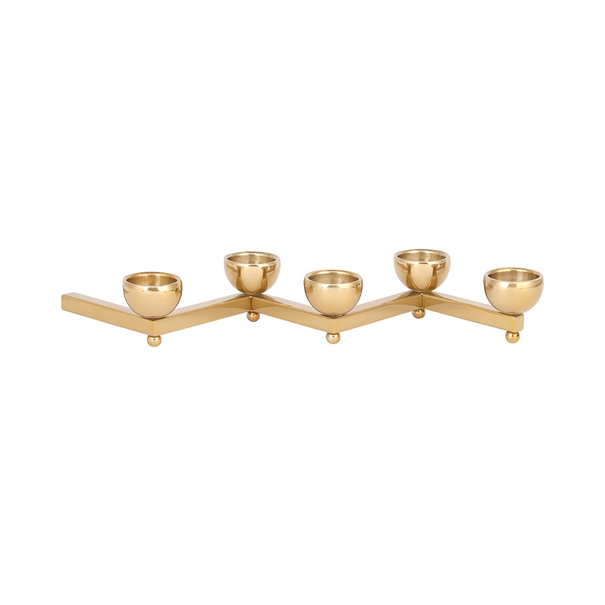 Luca zigzag tealight holder