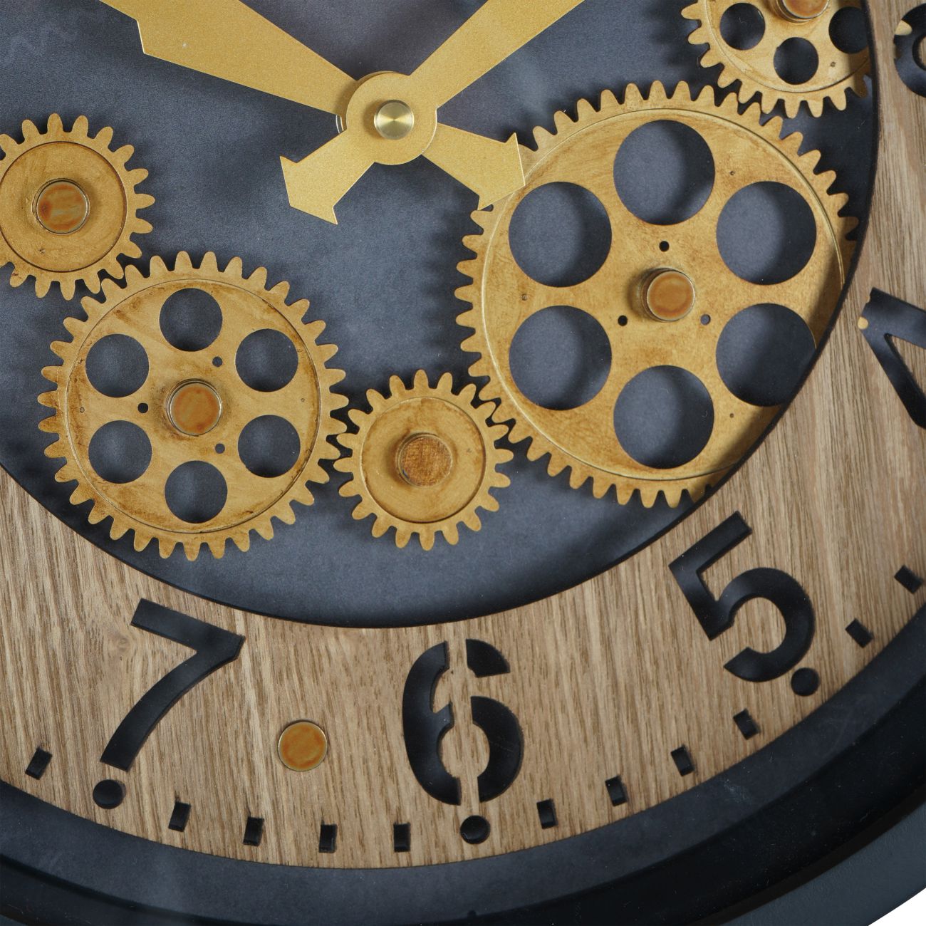 Palladium small cogs clock - black