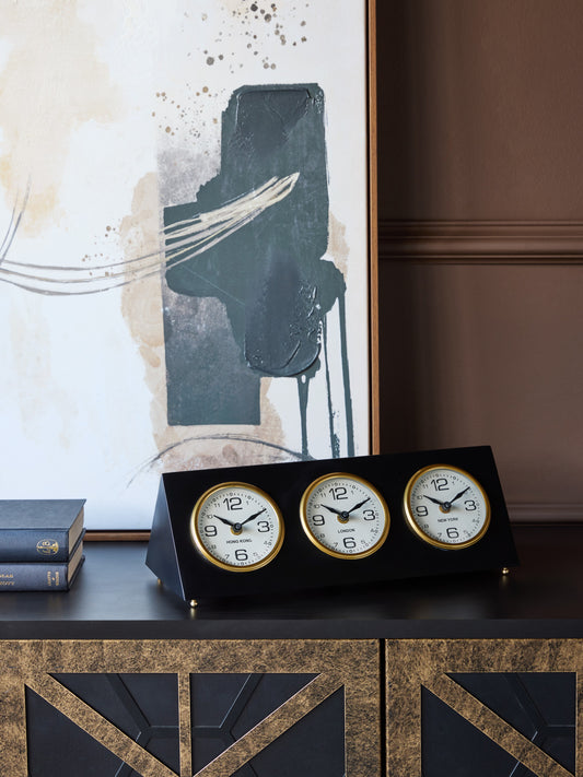 Retro World Desk Clock