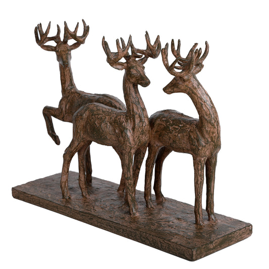 Rustic Woodland Trio of Stags