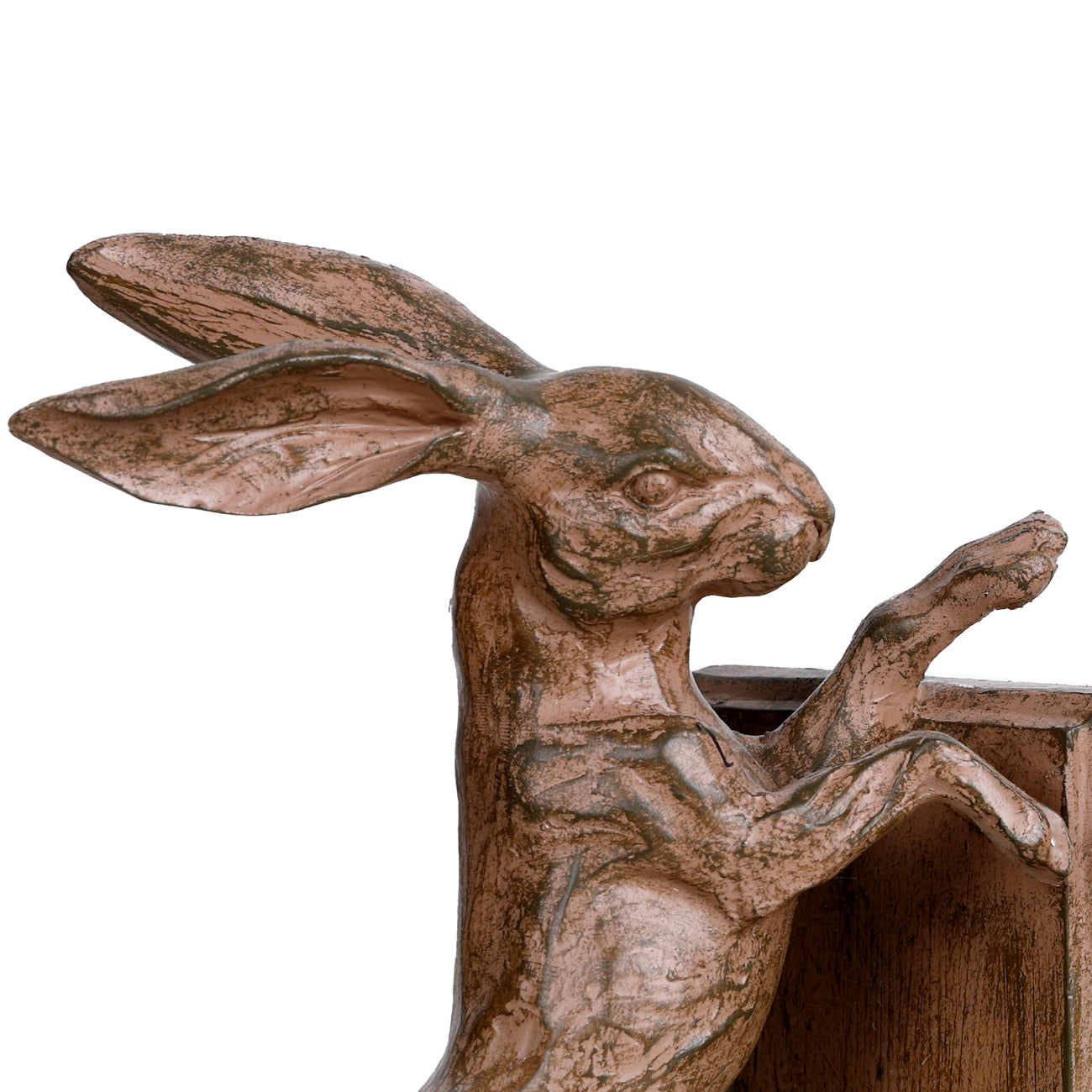 Hurrell Rustic Standing Hare Bookends