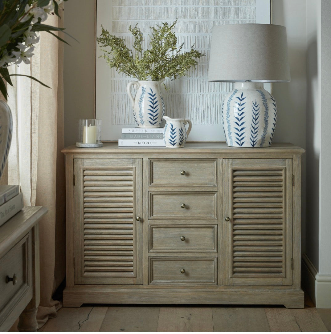 Delphine Collection 2 Door 4 Drawer Base