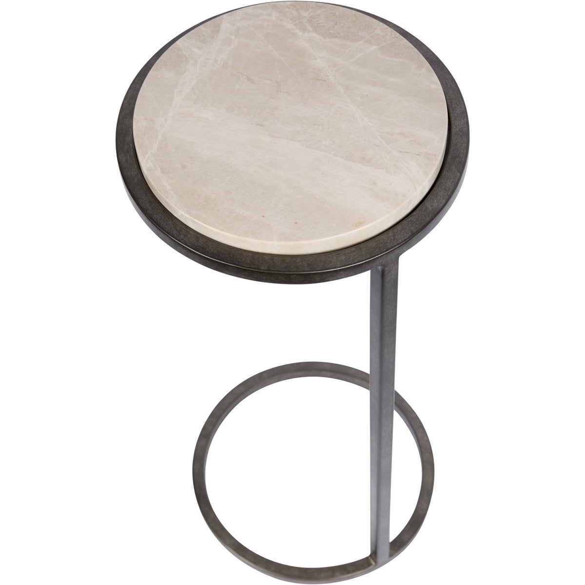 Iota Accent Grey Marble Table