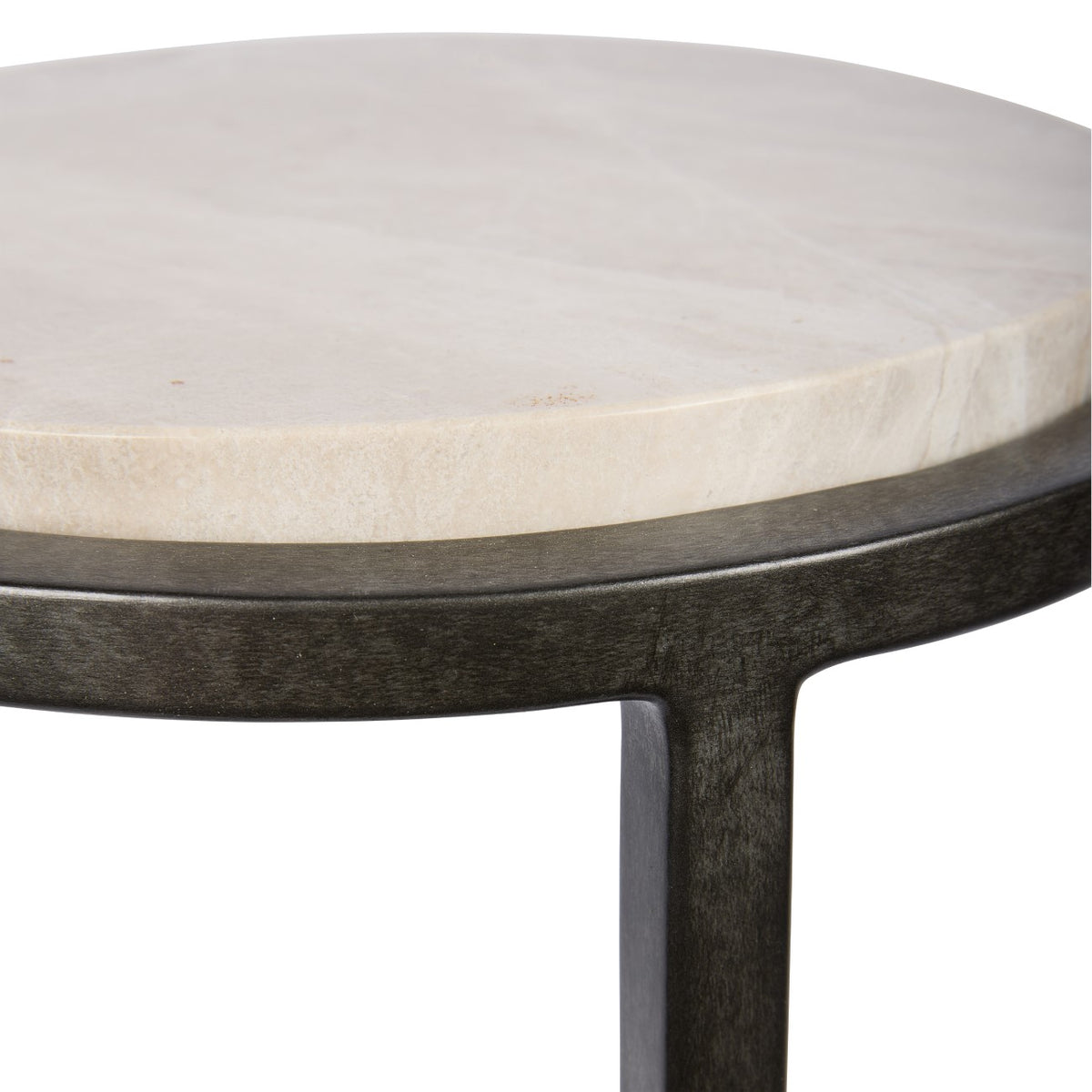 Iota Accent Grey Marble Table