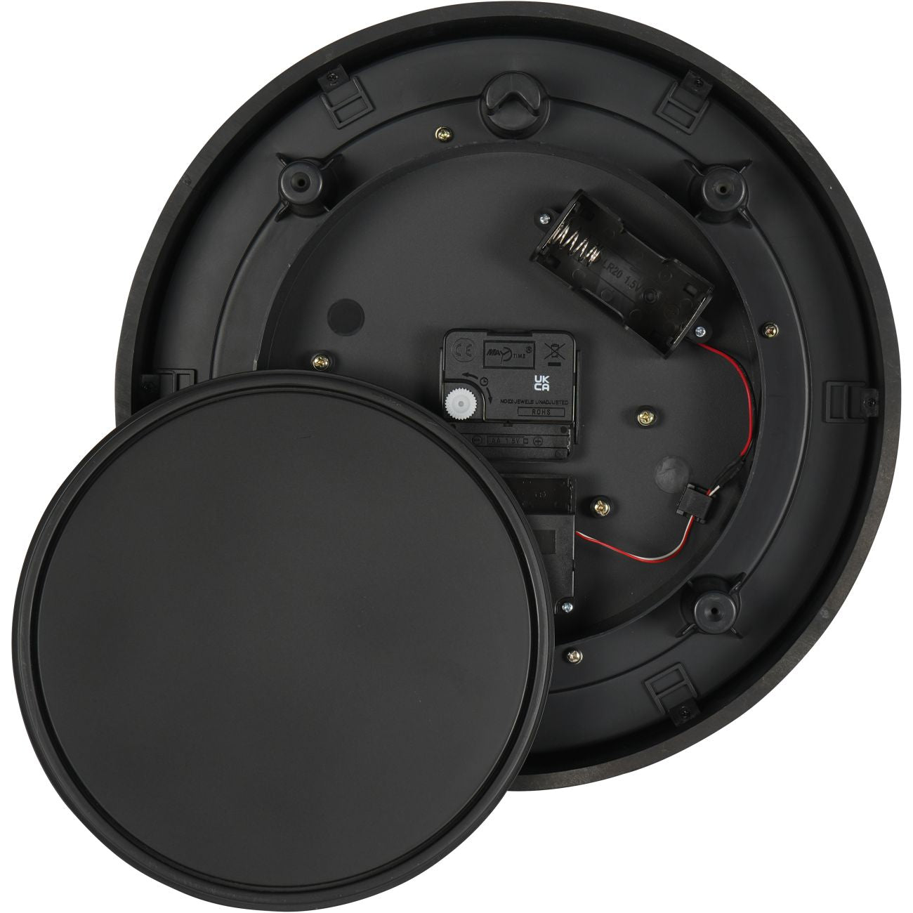 Palladium small cogs clock - black