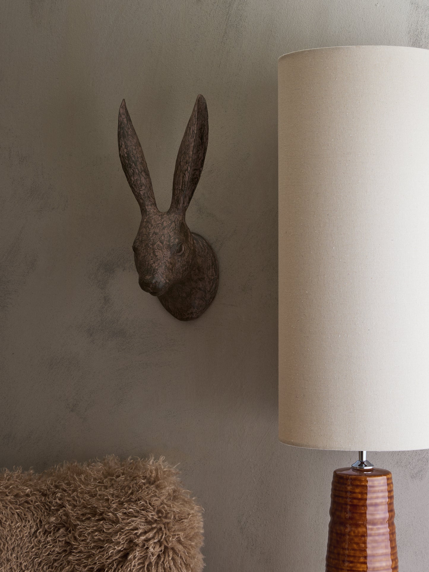 Harriet Hare Head wall plaque
