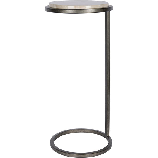 Iota Accent Grey Marble Table