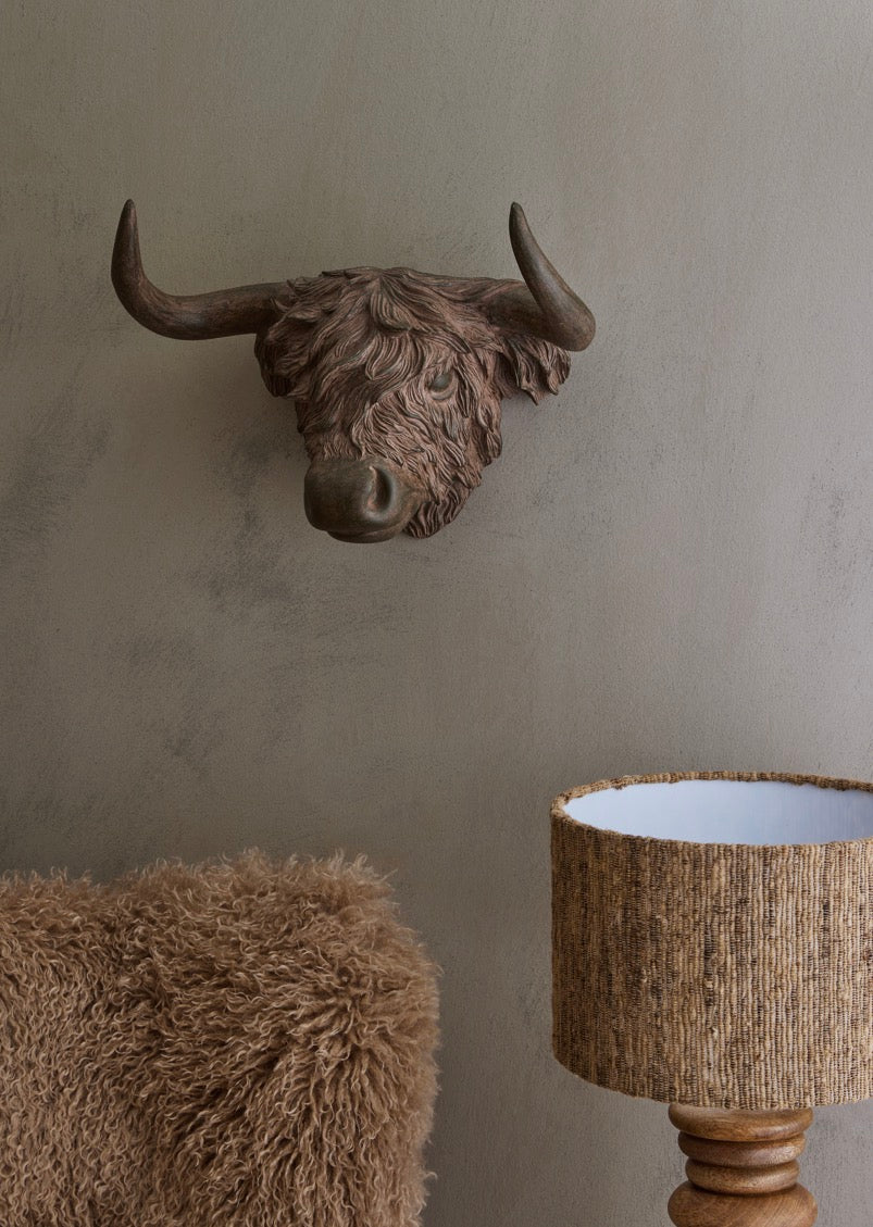 Murchie Highland Cow wall sculpture