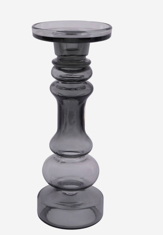 Vitram smoky glass candle holder 35 cm