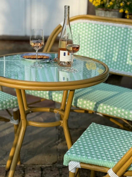 Cafe Jardin Set Table and two chairs