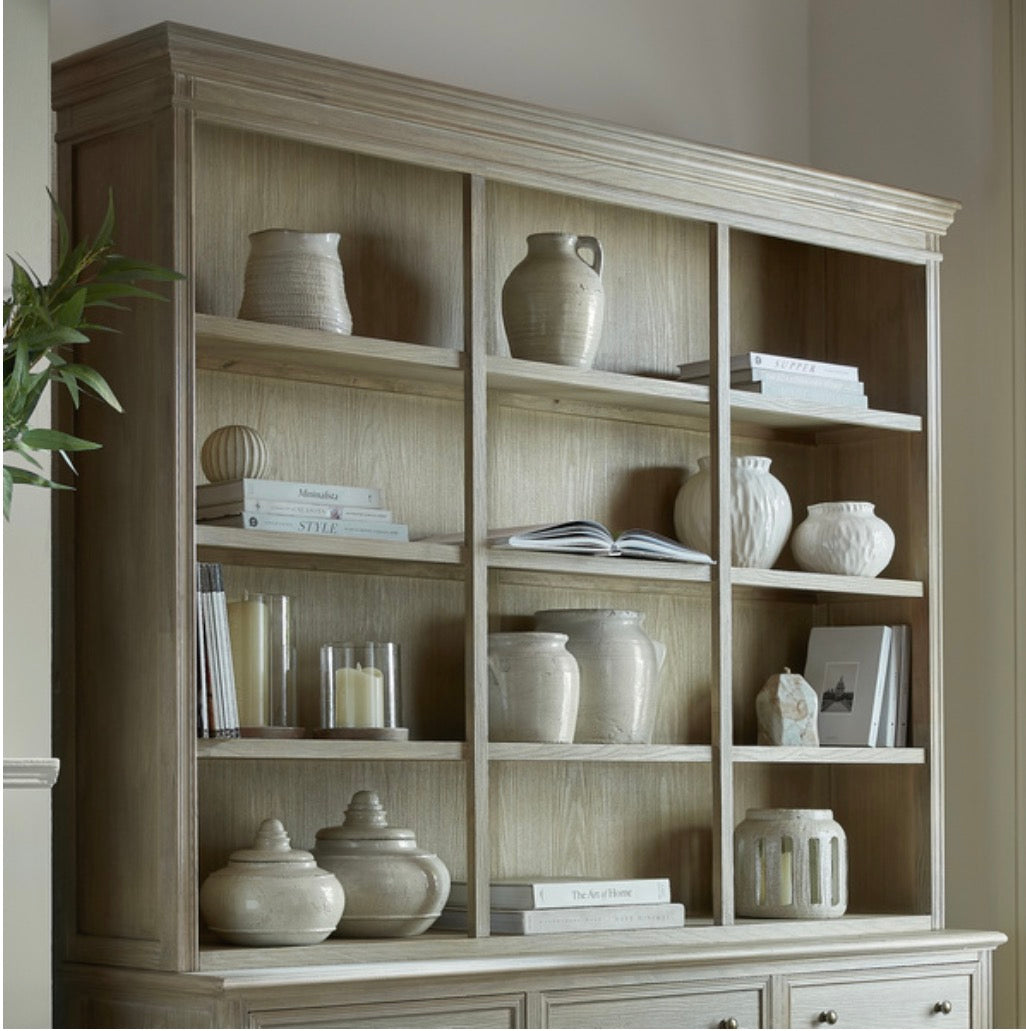 Delphine collection 2 shelf large dresser top