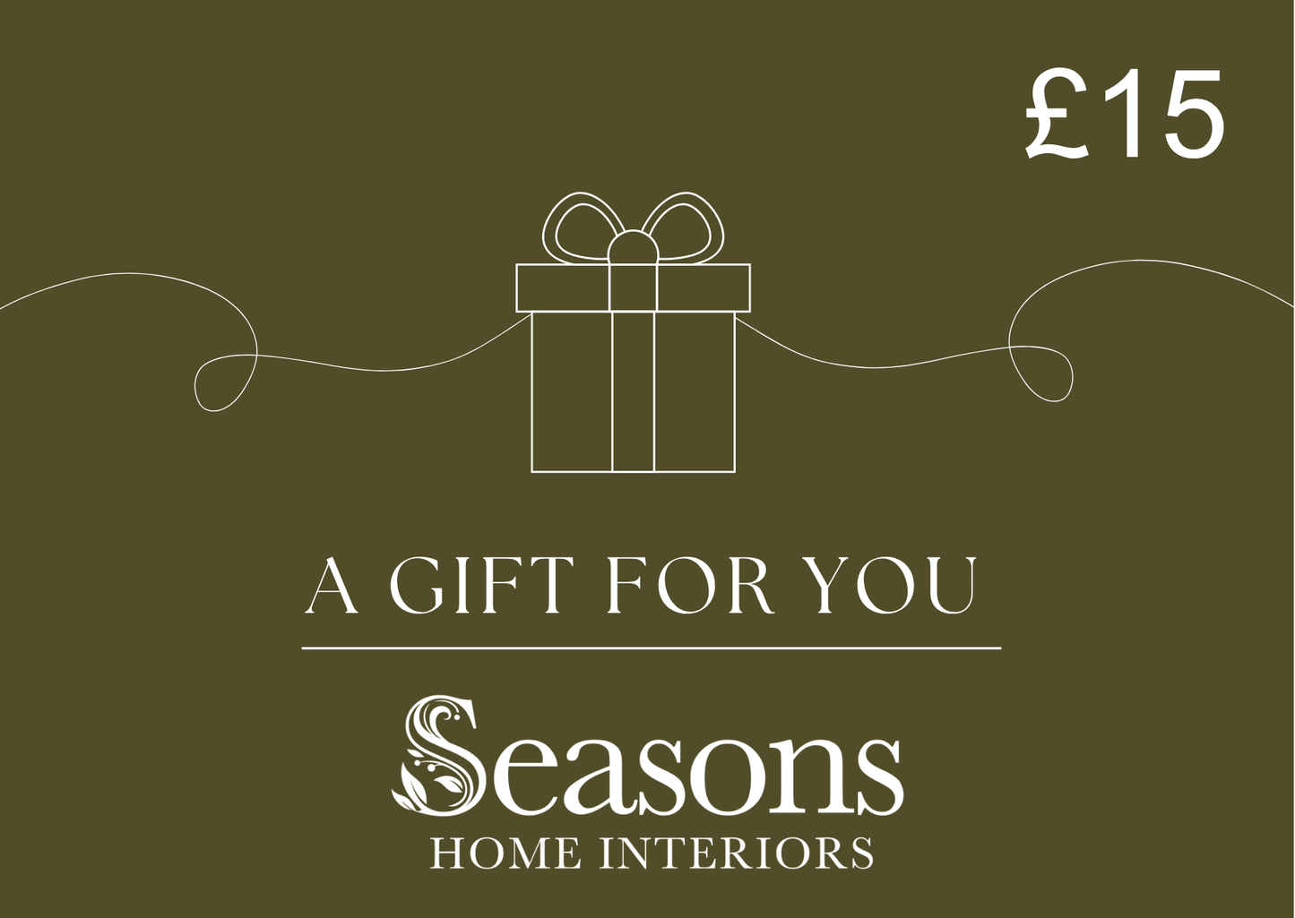 Seasons Home Interiors Gift Card
