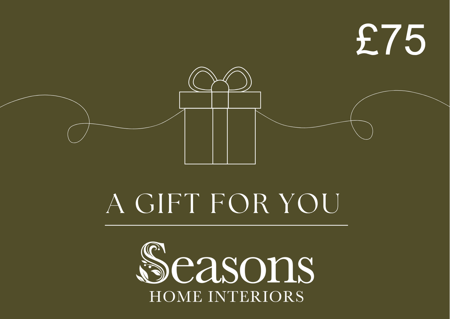 Seasons Home Interiors Gift Card