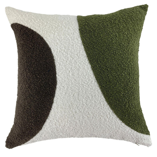 Malini Otto Olive Cushion