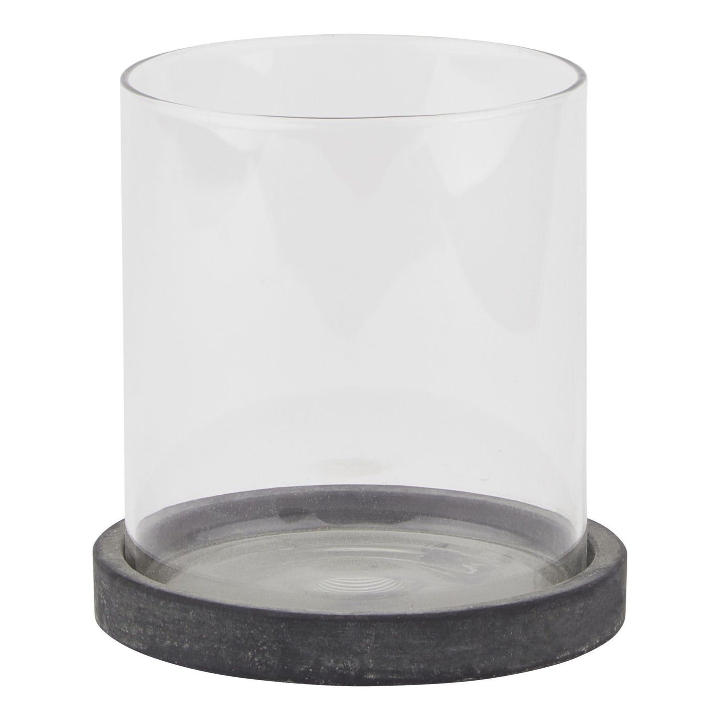 Amalfi Grey Hurricane Lantern - Seasons Home Interiors