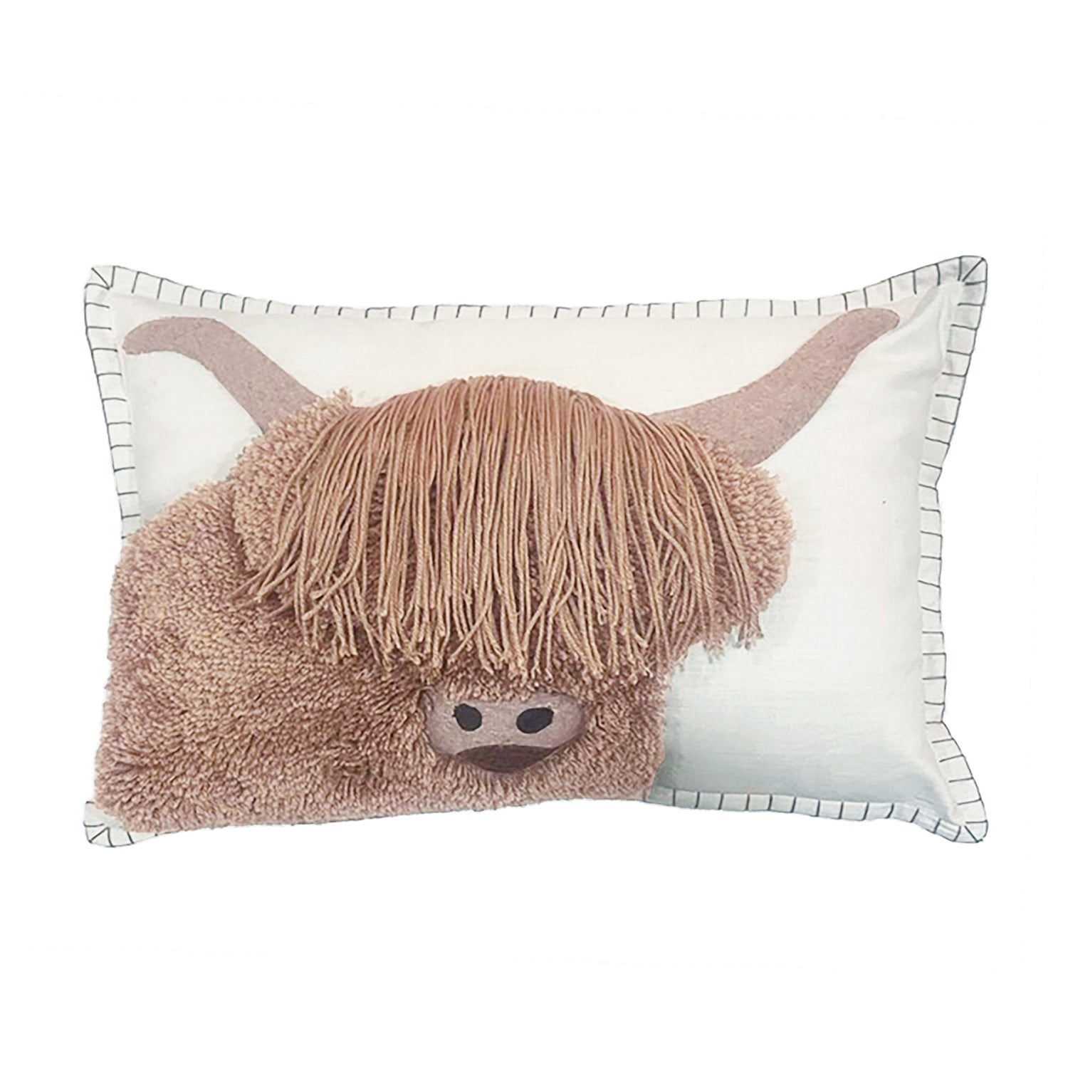 Archie Tufted Cow Cushion - Seasons Home Interiors