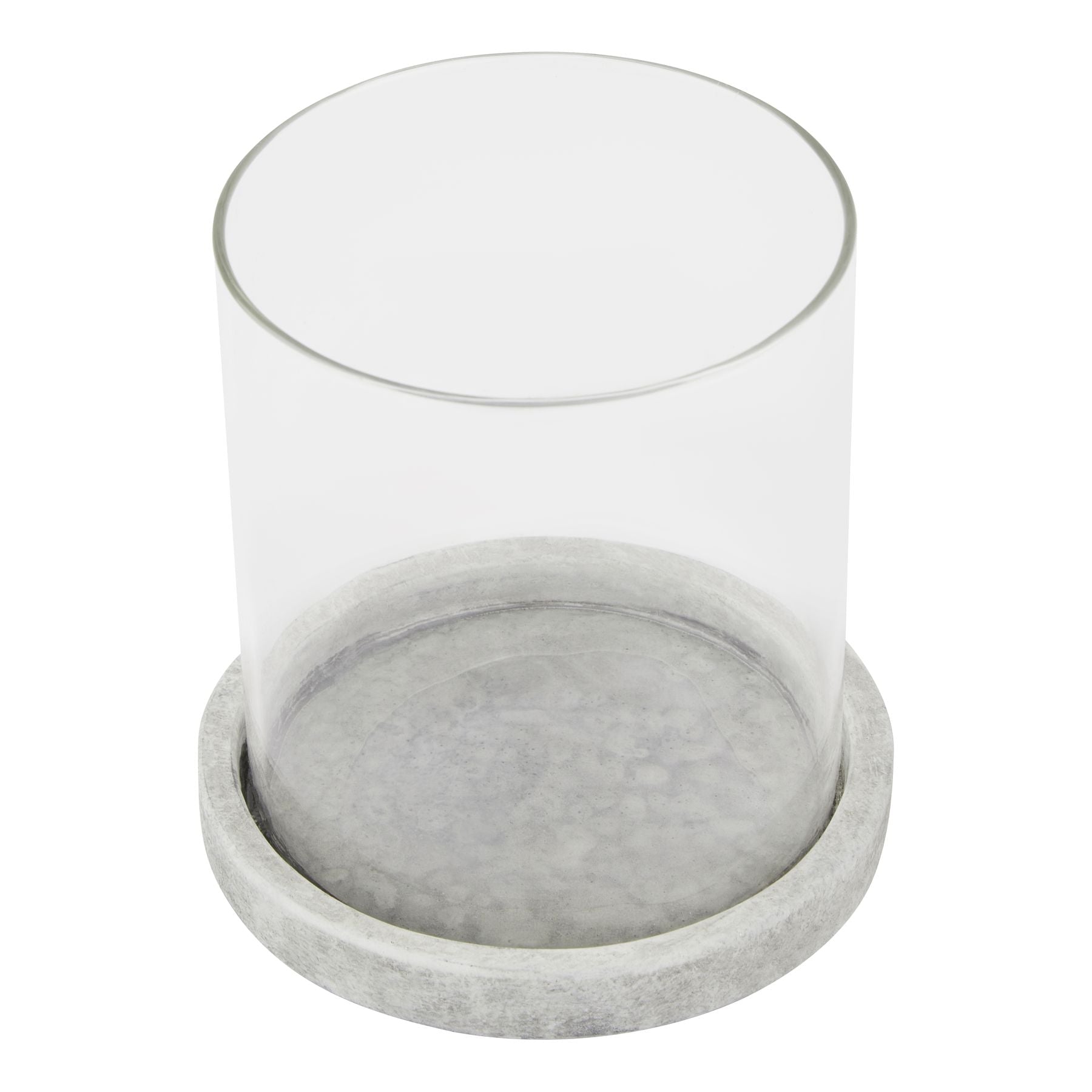 Athena Stone Hurricane Lantern - Seasons Home Interiors