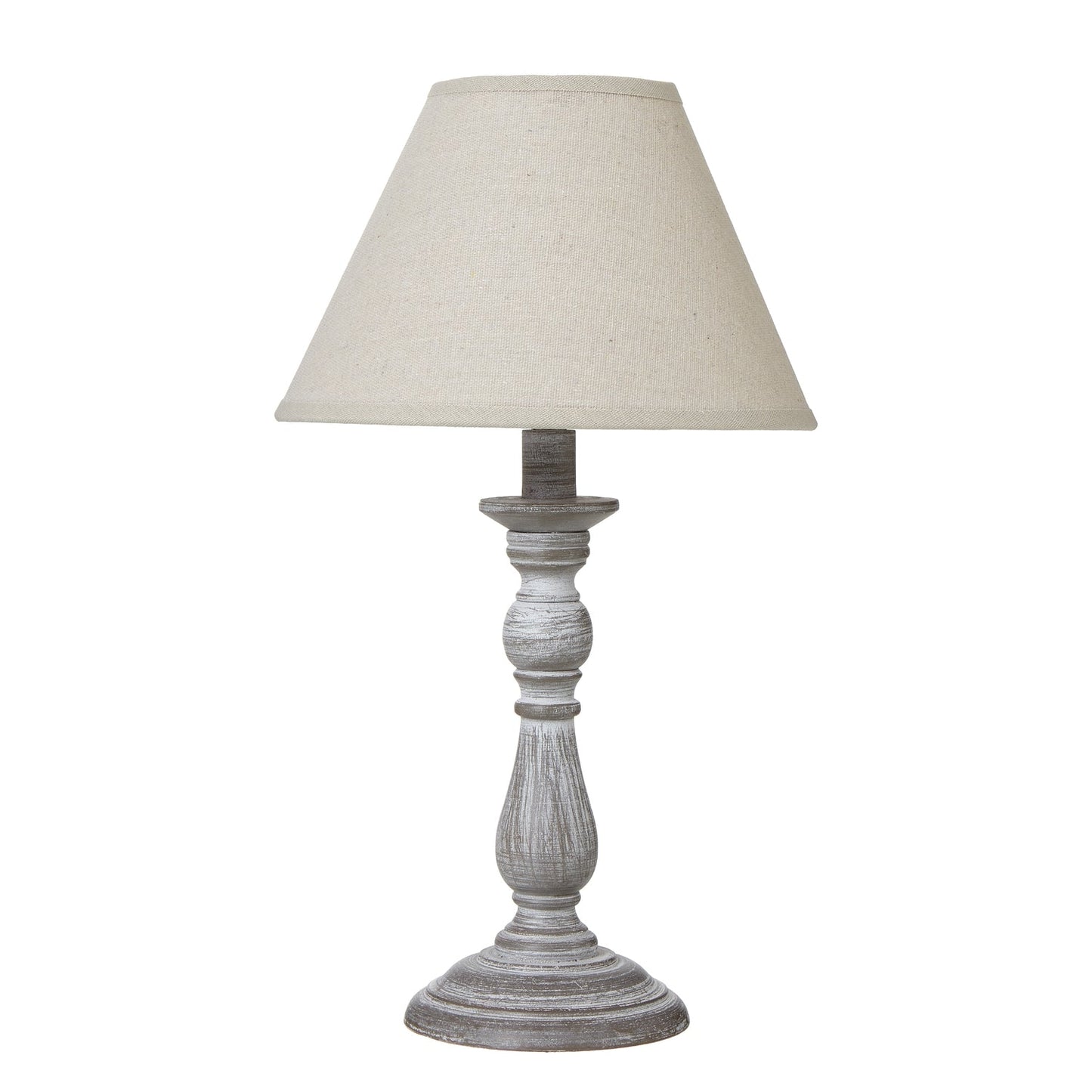 Augusta Column Table Lamp With Linen Shade - Seasons Home Interiors