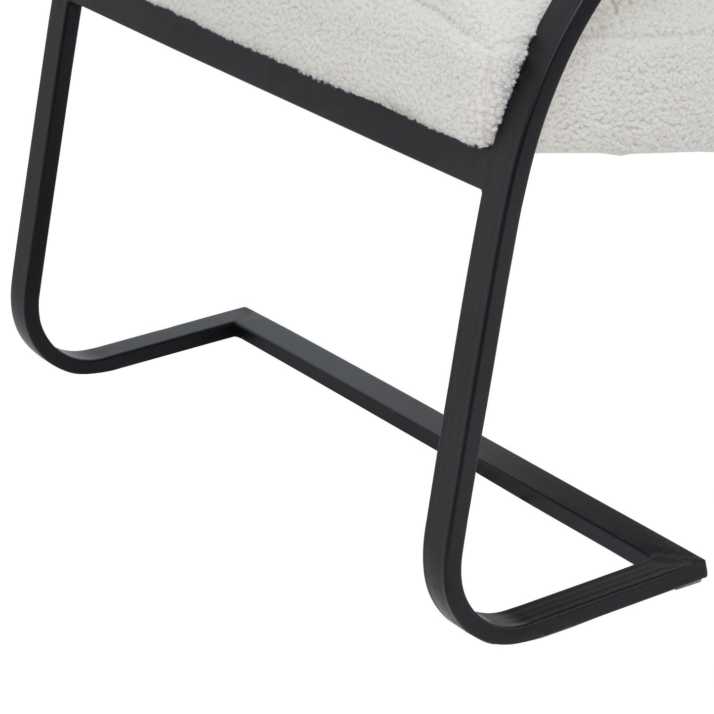 Boucle Ribbed Ark Chair - Seasons Home Interiors