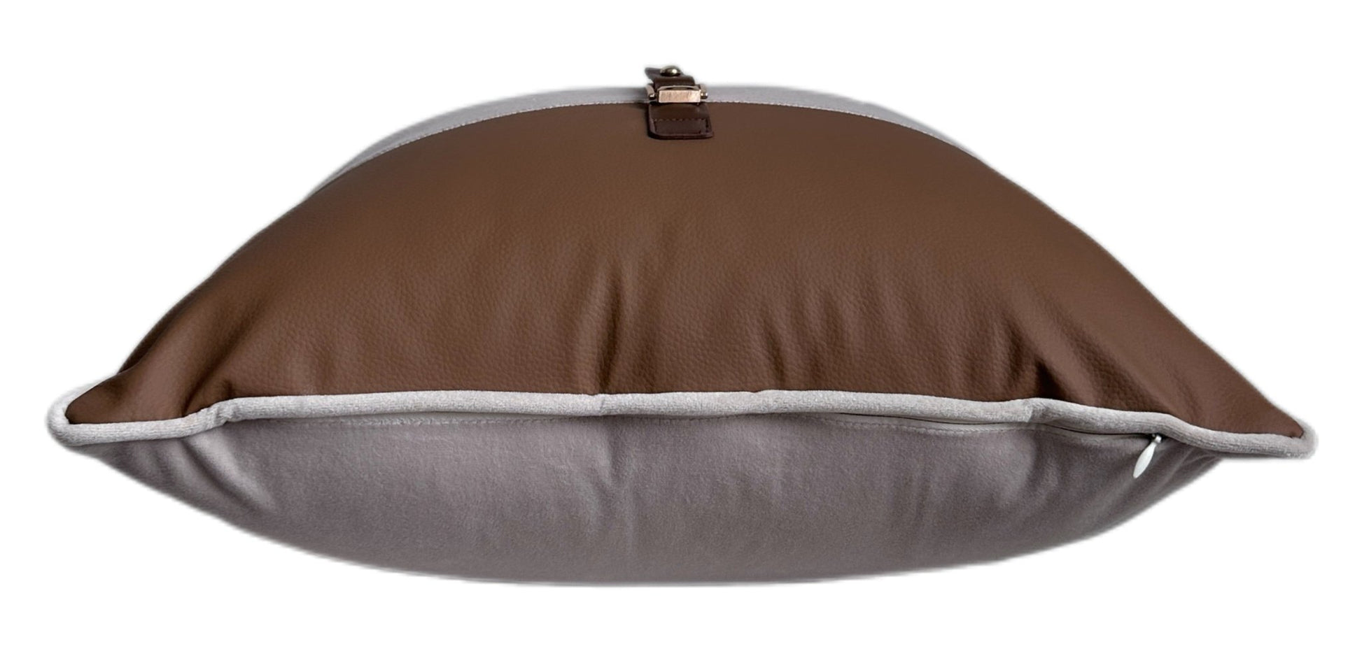 Buckle Up Neutral Cushion - Seasons Home Interiors