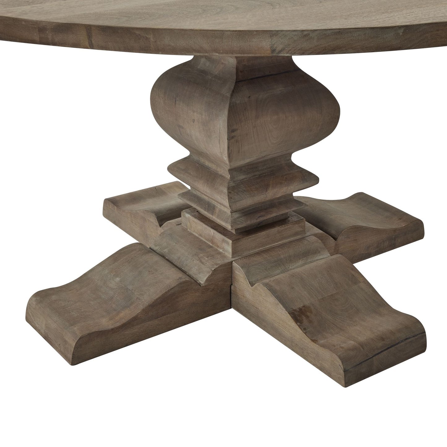 Copgrove Collection Round Pedestal Dining Table - Seasons Home Interiors