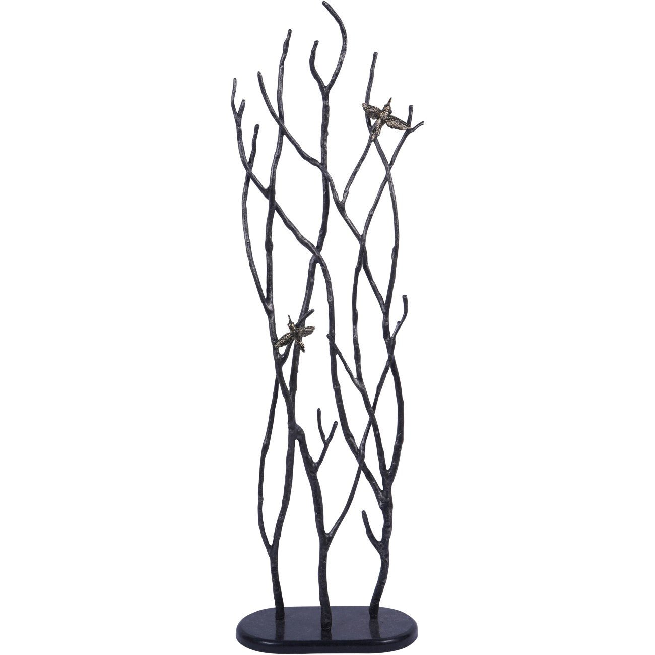 Decorative Screen Sculpture with Branches and Birds - Seasons Home Interiors