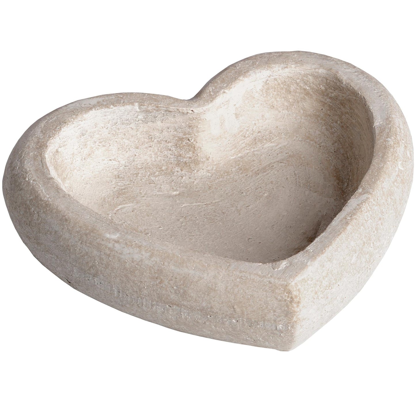Deep Stone Heart Dish - Seasons Home Interiors