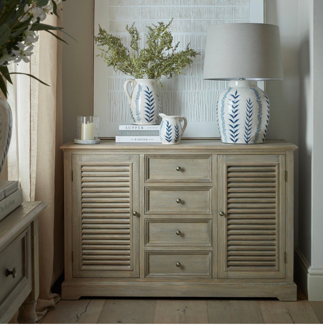 Delphine Collection 2 Door 4 Drawer Base - Seasons Home Interiors