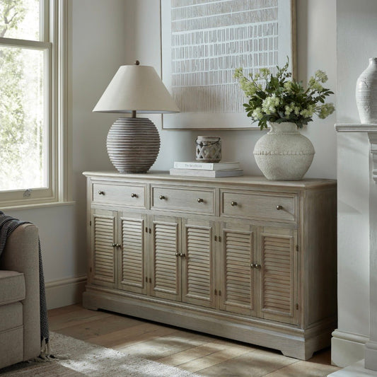Delphine Collection 6 Door 3 Drawer Large Dresser Base - Seasons Home Interiors