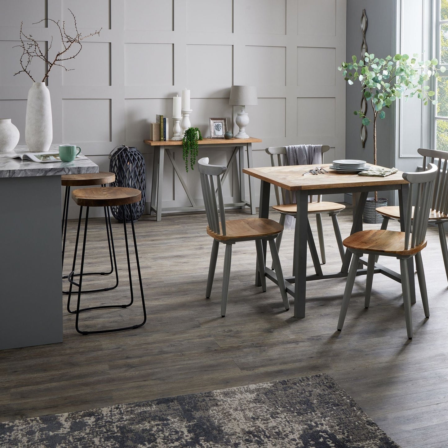 Franklin Hardwood Shaped Bar Stool - Seasons Home Interiors