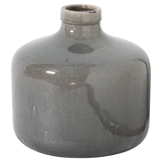 Garda Grey Glazed Chive Vase - Seasons Home Interiors