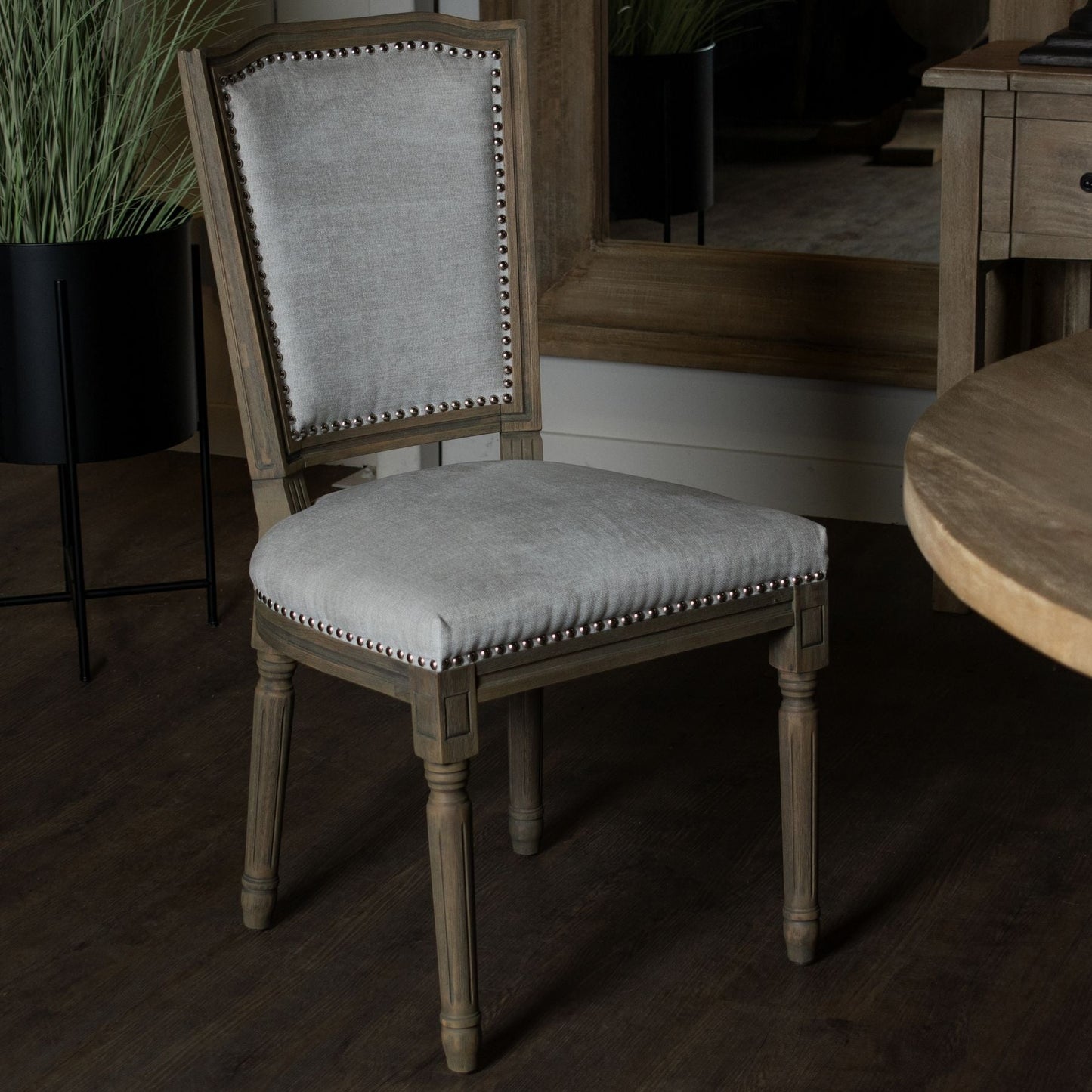 Grey Dining Chair - Seasons Home Interiors