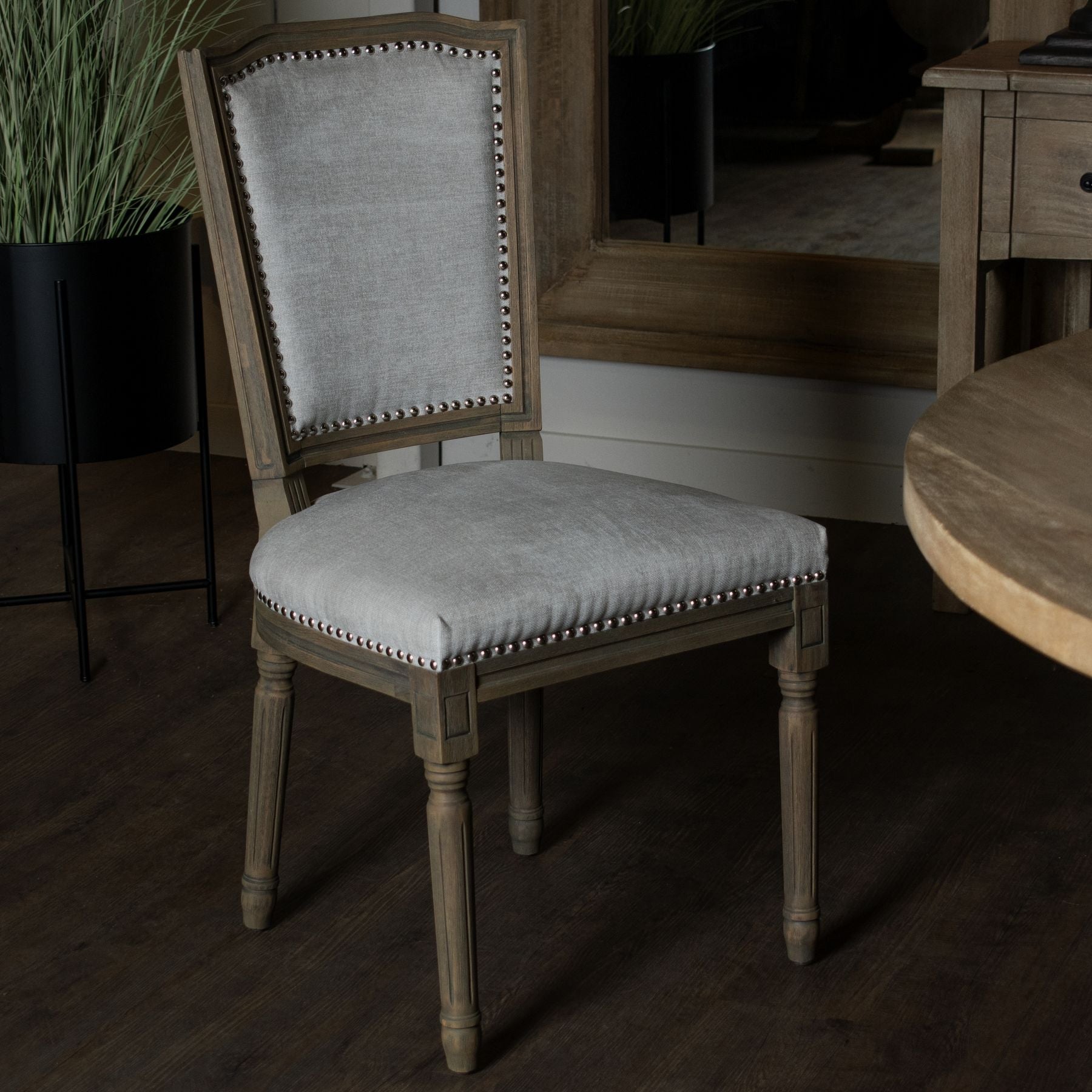 Grey Dining Chair - Seasons Home Interiors