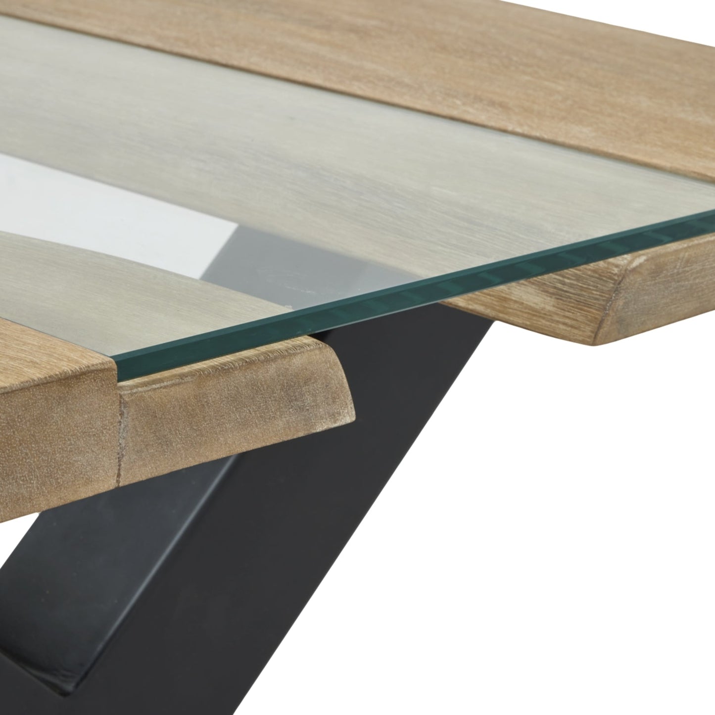 Live Edge Collection Light Acacia River Coffee Table - Seasons Home Interiors