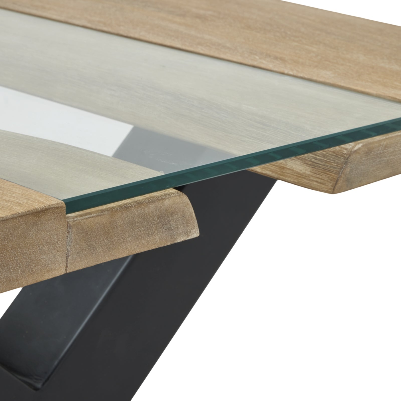 Live Edge Collection Light Acacia River Coffee Table - Seasons Home Interiors