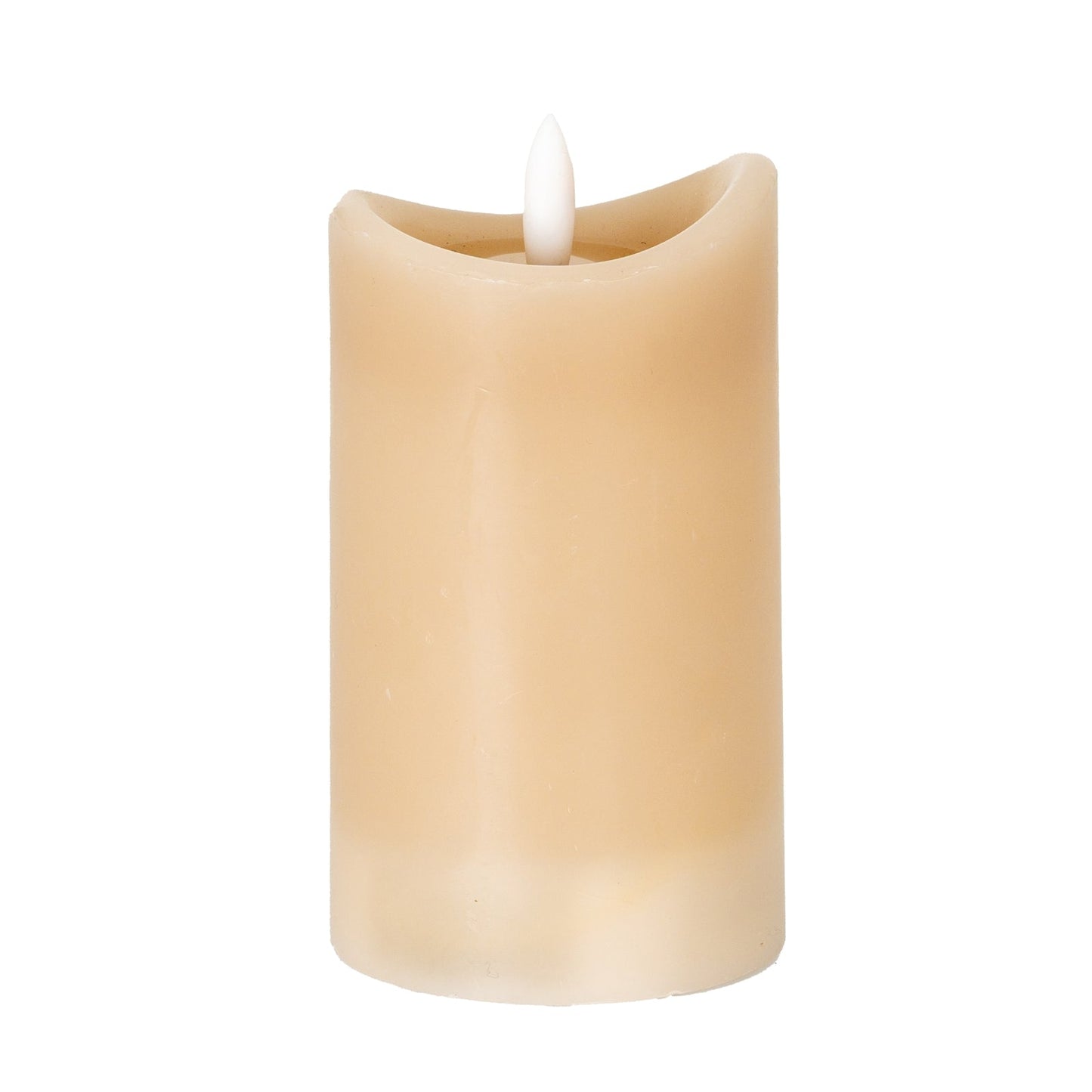 Luxe Collection Natural Glow 2.75 x5 Taupe Melted LED Candle - Seasons Home Interiors