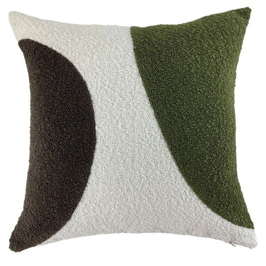 Malini Otto Olive Cushion - Seasons Home Interiors