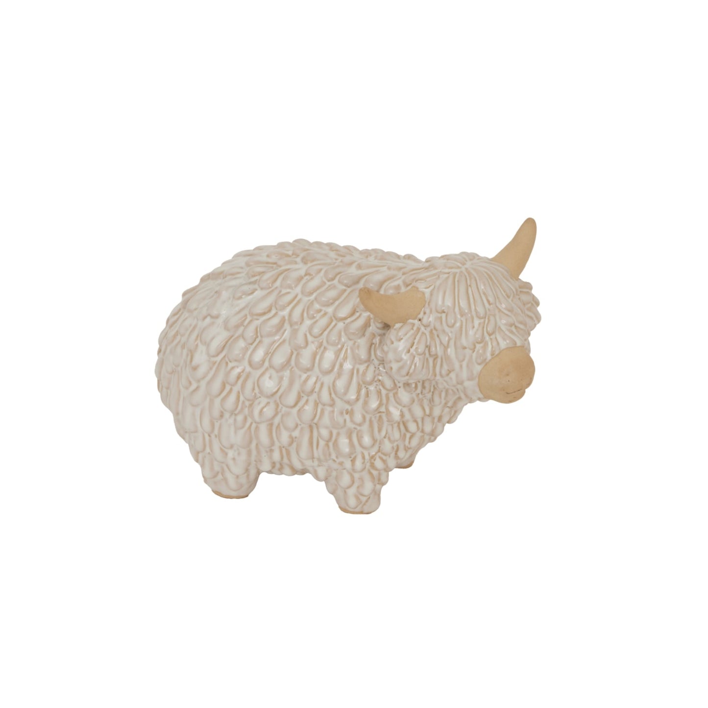 Medium Alora Ceramic Highland Cow - Seasons Home Interiors