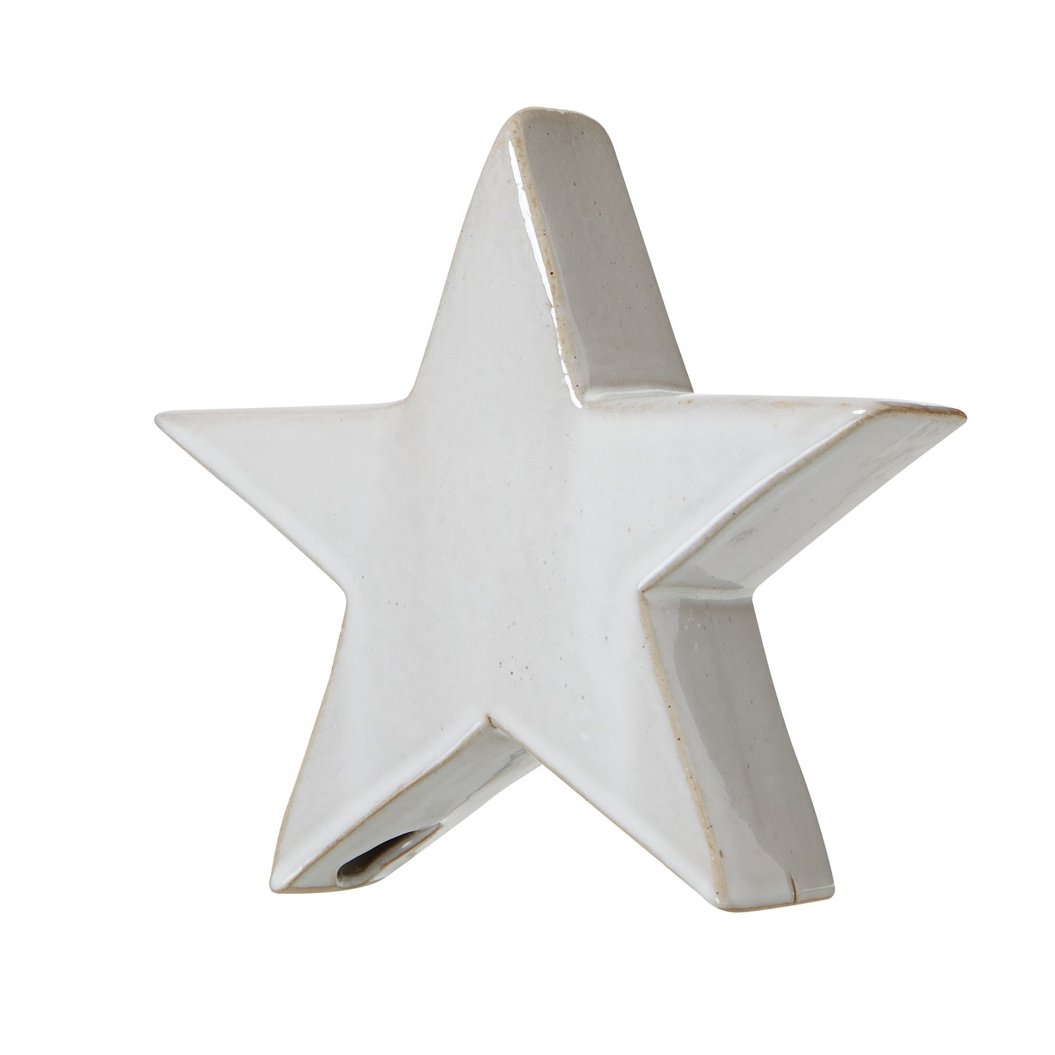 Medium Ceramic Standing Star Decoration - Seasons Home Interiors