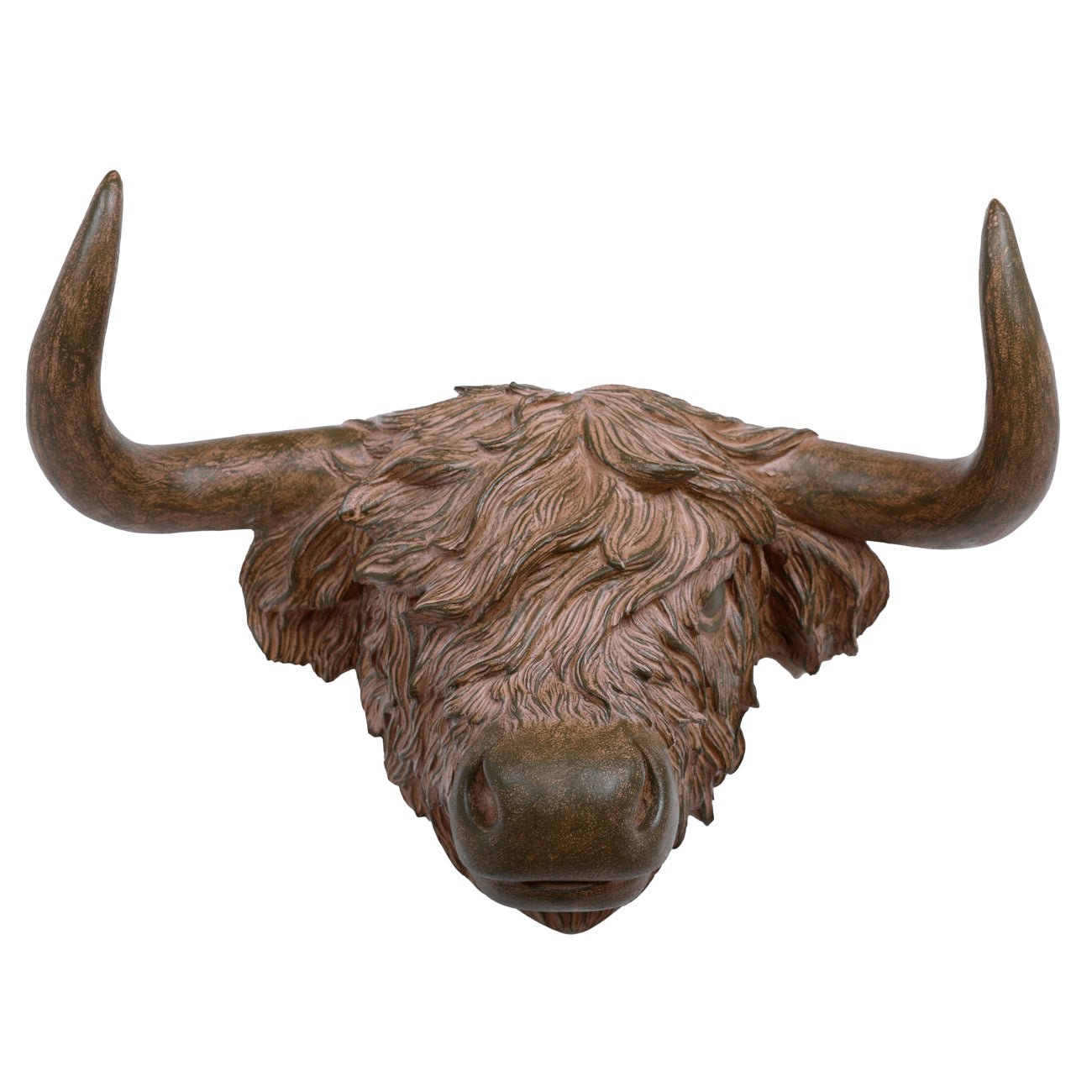 Murchie Highland Cow wall sculpture - Seasons Home Interiors