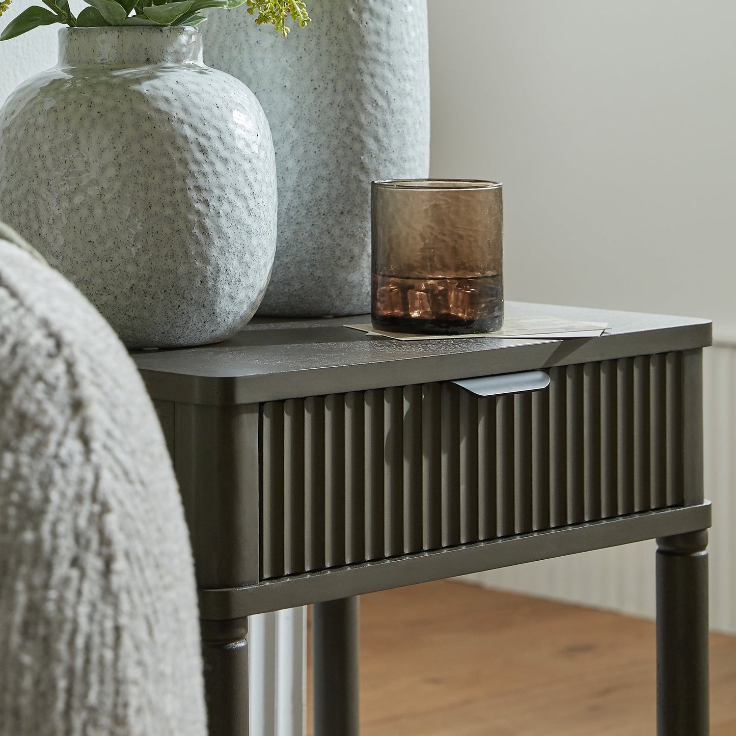 Reed Collection 1 Drawer Side Table - Seasons Home Interiors