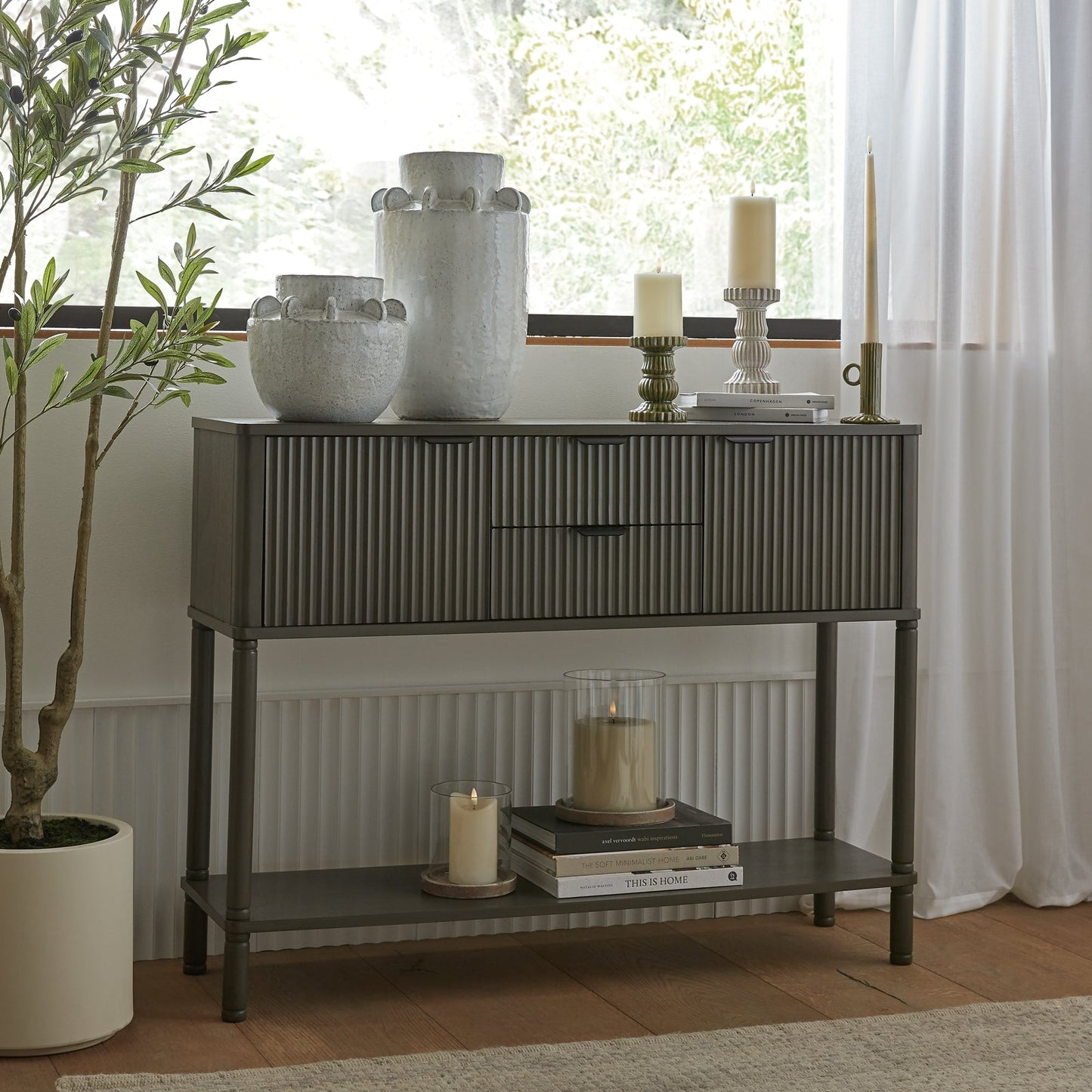Reed Collection 2 Drawer 2 Door Console - Seasons Home Interiors