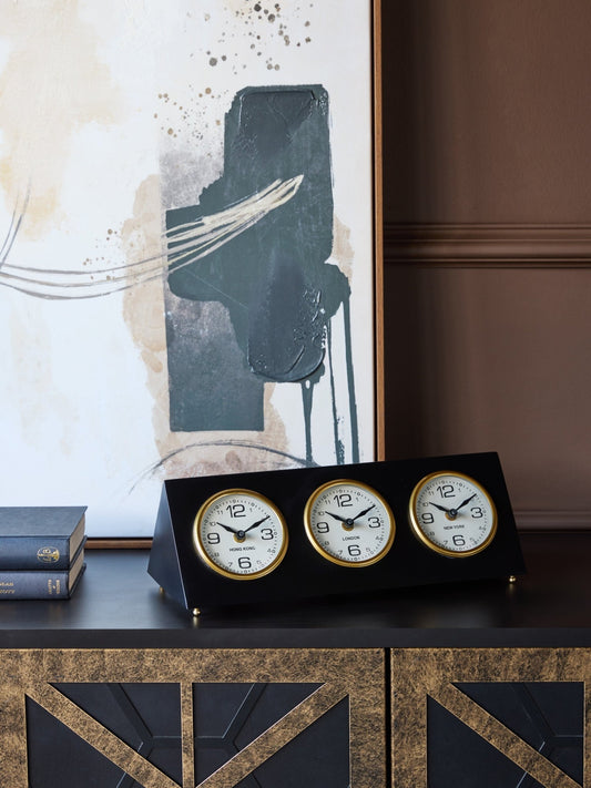 Retro World Desk Clock - Seasons Home Interiors