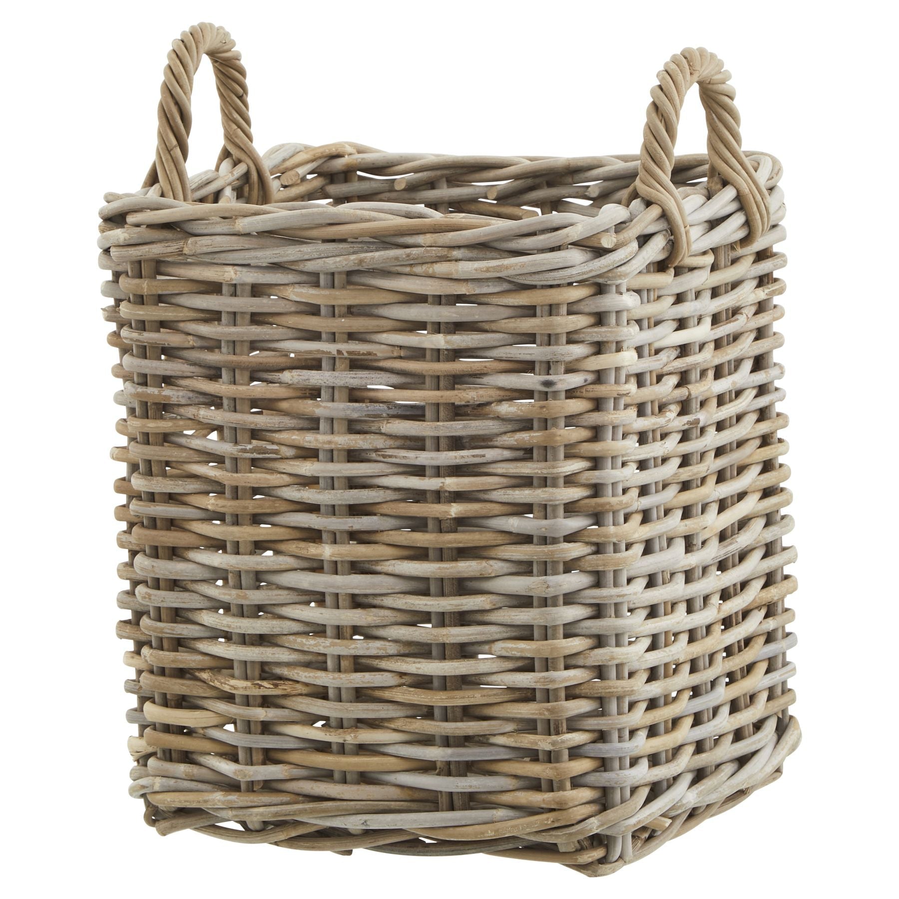Set of 3 Kubu Rattan Square Storage Baskets - Seasons Home Interiors
