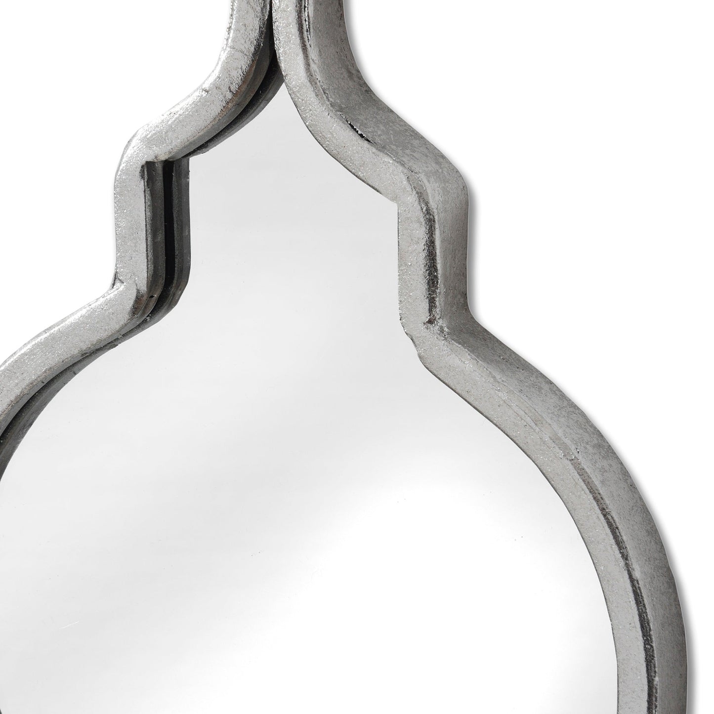 Silver Quarterfoil Decorative Hanging Mirror - Seasons Home Interiors