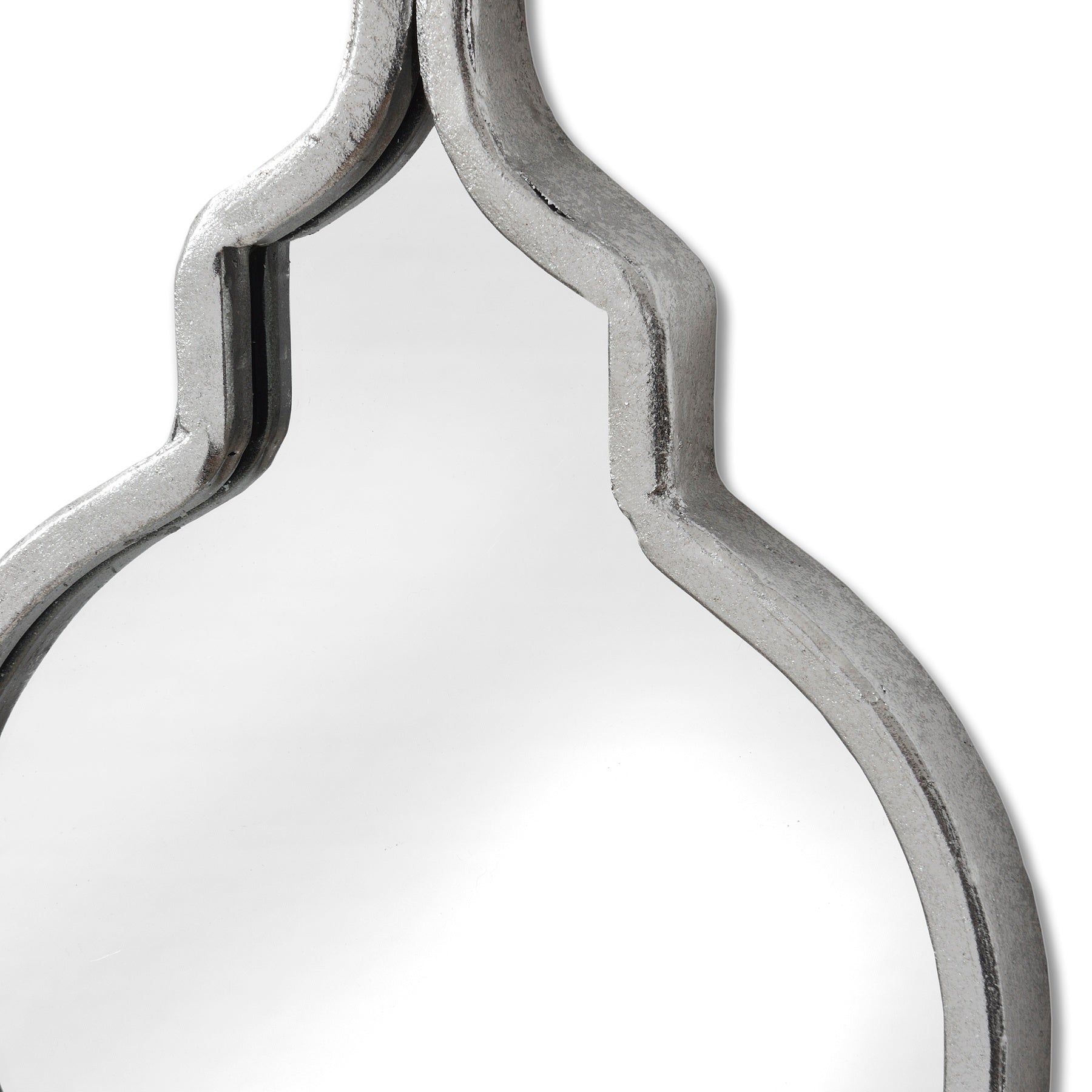 Silver Quarterfoil Decorative Hanging Mirror - Seasons Home Interiors