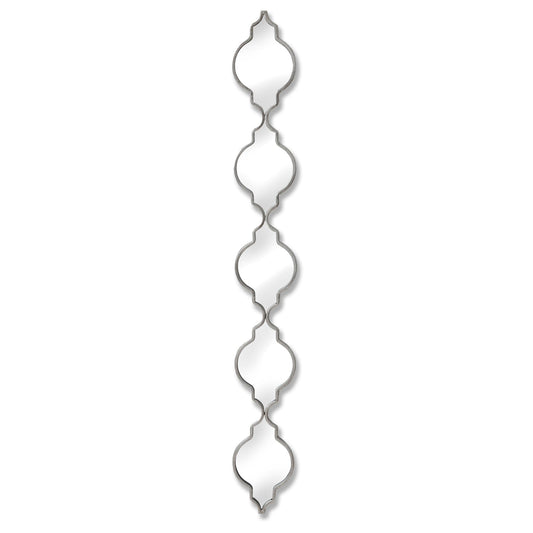 Silver Quarterfoil Decorative Hanging Mirror - Seasons Home Interiors