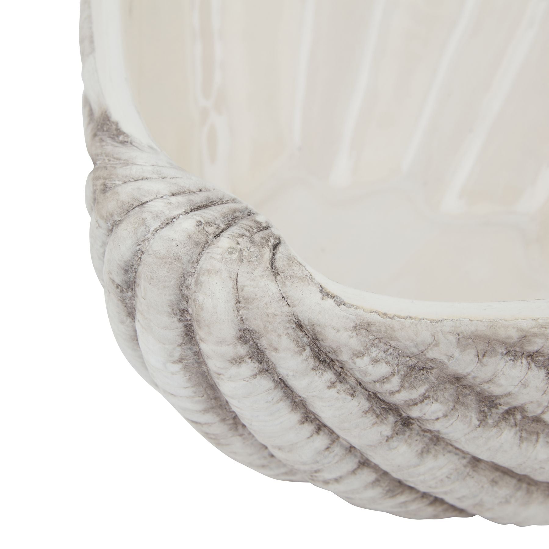 Siren Medium Ceramic Shell Bowl - Seasons Home Interiors