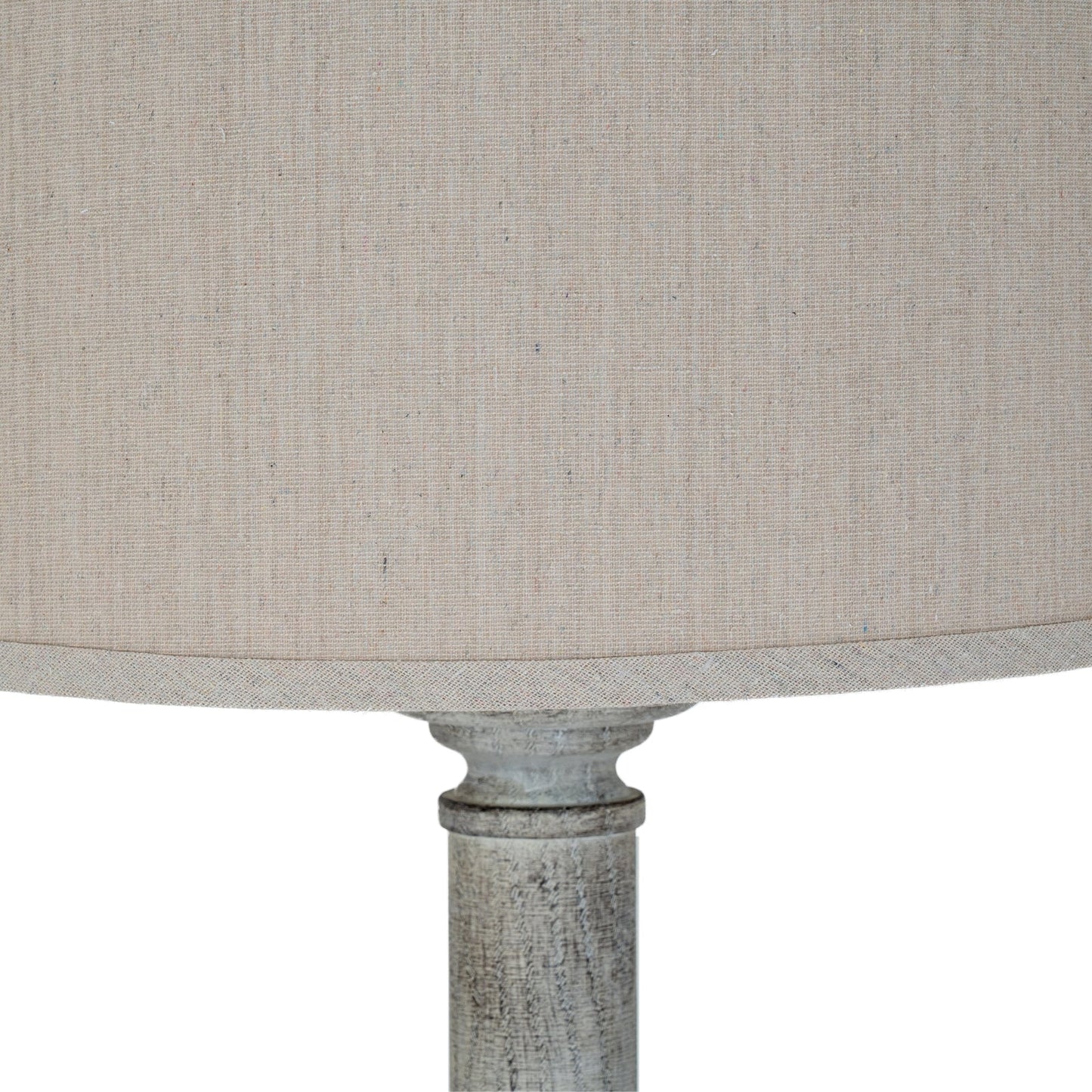 Stella Floor Lamp With Linen Shade - Seasons Home Interiors